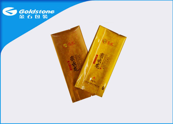 Алюминиевая фольга Черные пользовательские чайные пакетики Sachet Three Sides Seal Matte And Shiny Surface